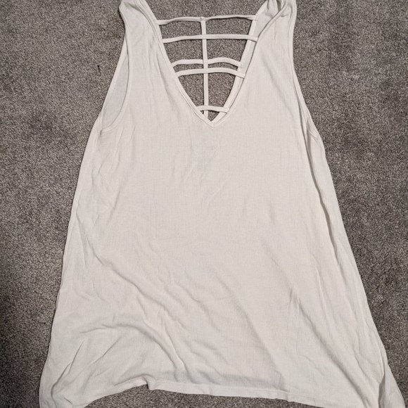 2 for $12 - AE Soft&Sexy White Tank - Picture 4 of 5